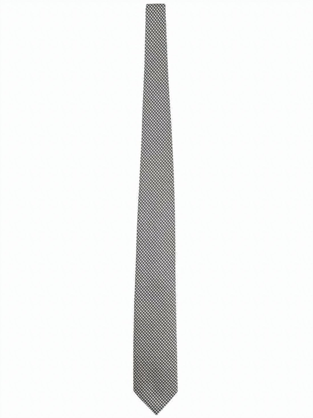 Geometric Pattern Silk Necktie