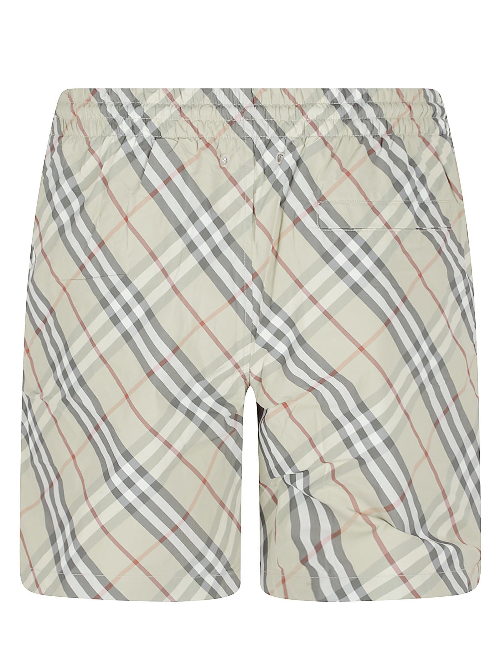 Classic Check Pattern Nylon Shorts
