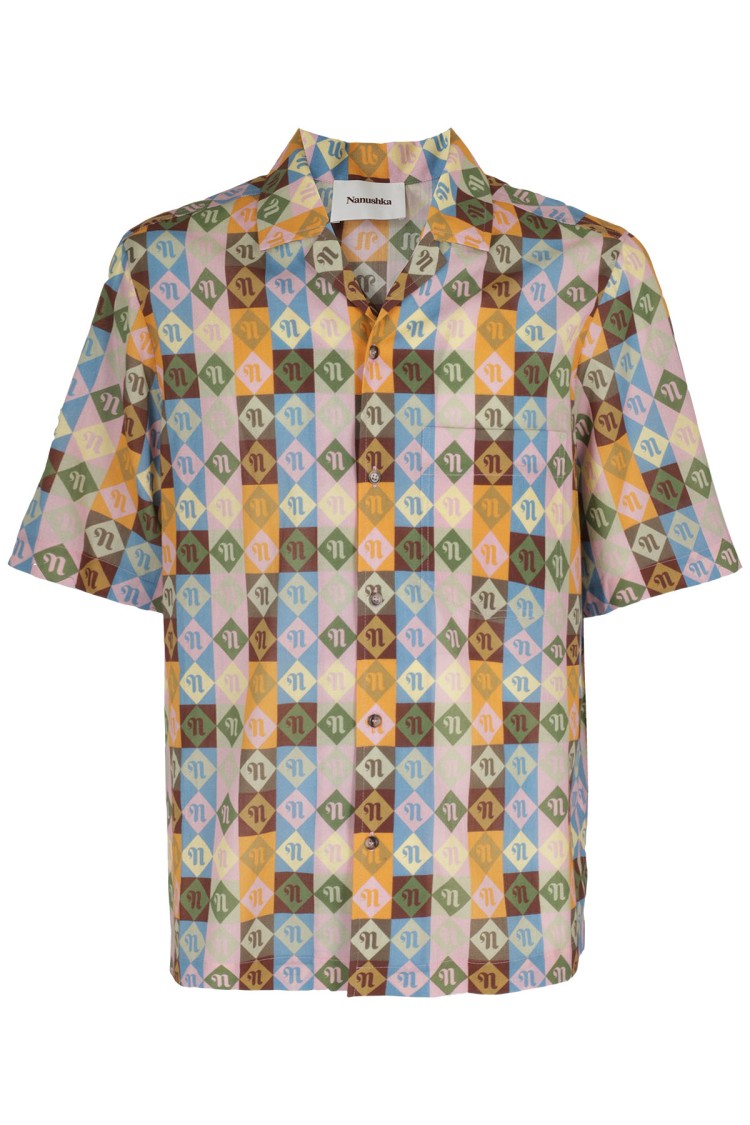 Multicolored Printed Cotton Shirt