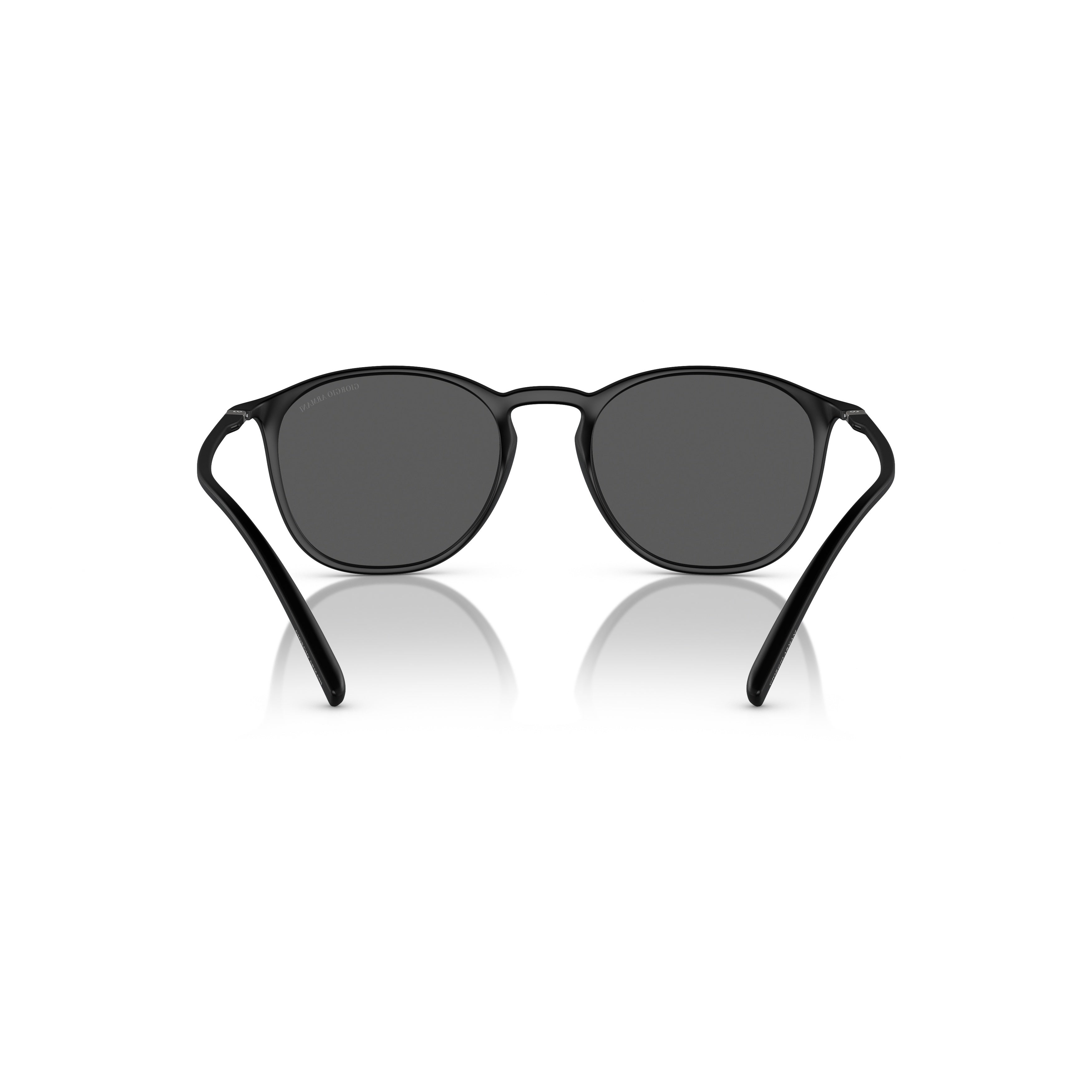 0ar8186u Rounded Frame Nylon Sunglasses with Thin Temples