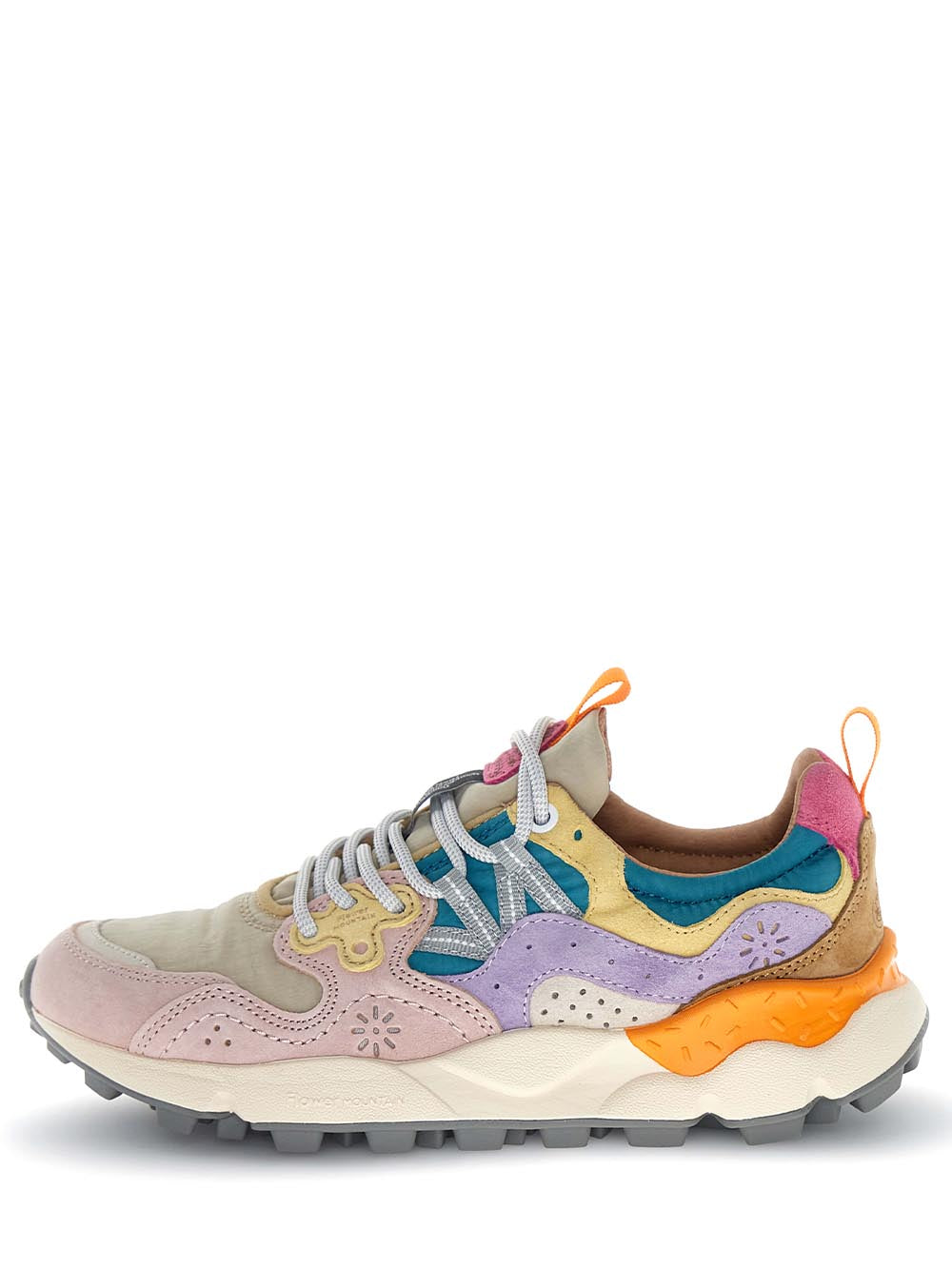 Multi-Layered Sneakers with Pastel Color Blocks