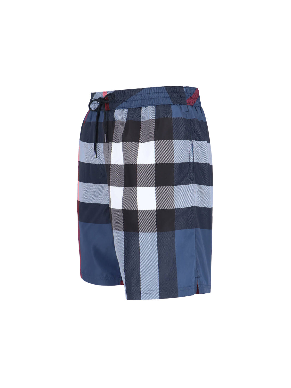 “Check” Drawstring Swim Shorts – Multicolor