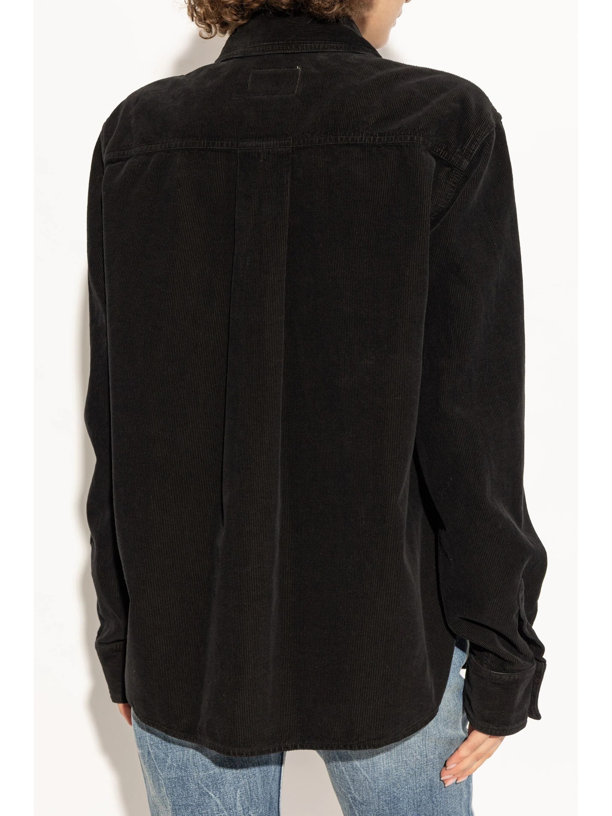 Black Fall Overshirt Corduroy Shirt
