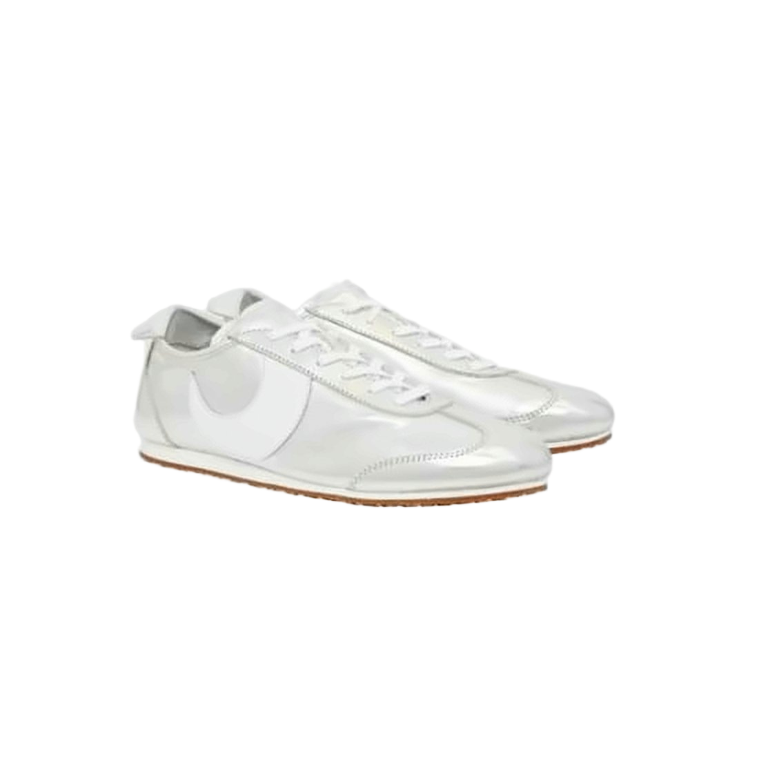 Metallic Finish Sneakers