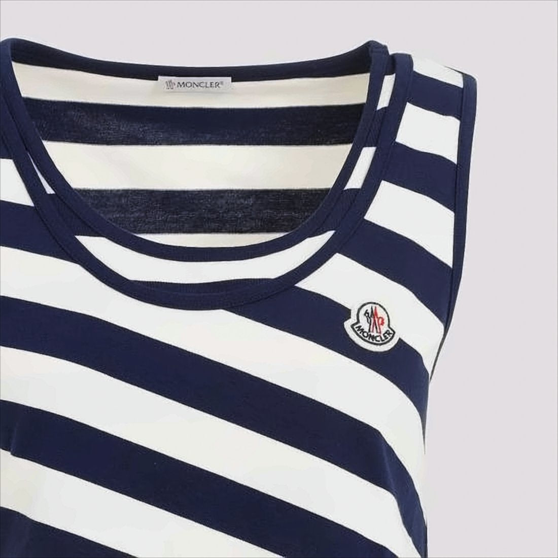 Sleeveless Striped Cotton Top