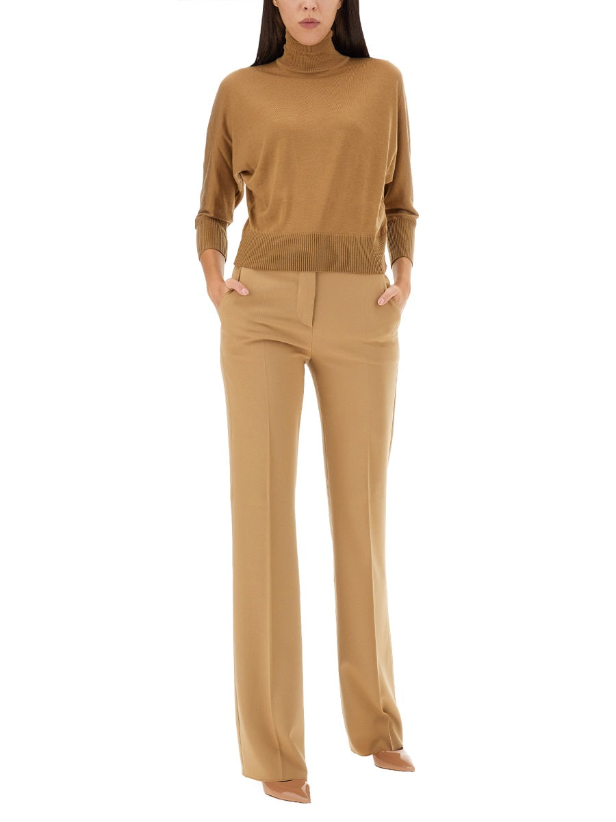 Straight Leg Pants with Tailored Silhouette