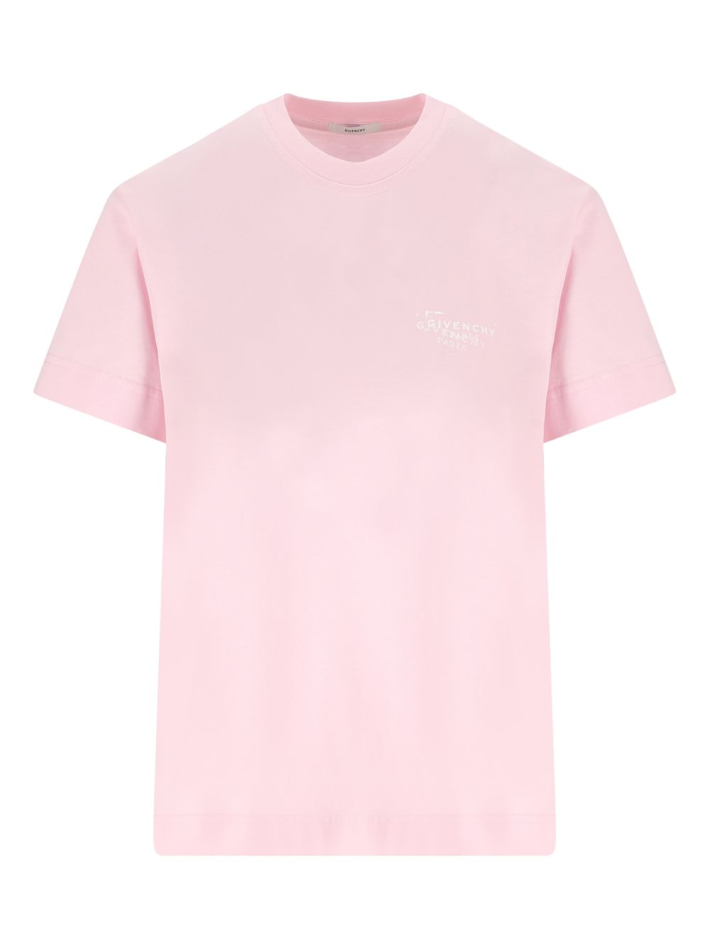 Short-Sleeve Silk and Nylon Top