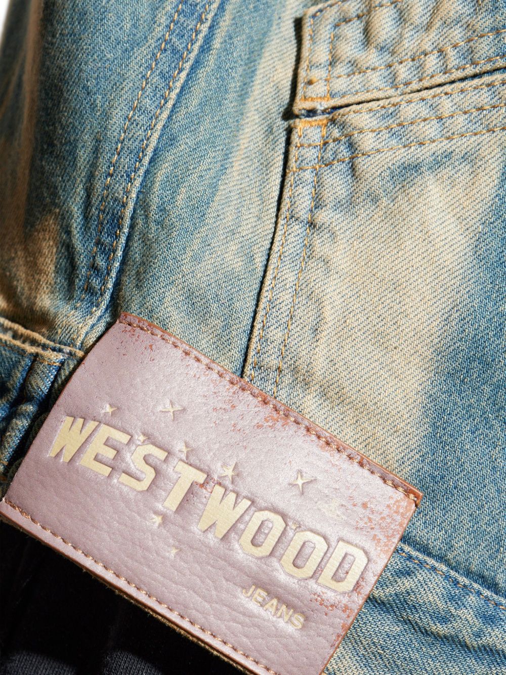 Light Blue Faded Wash Casual Jacket