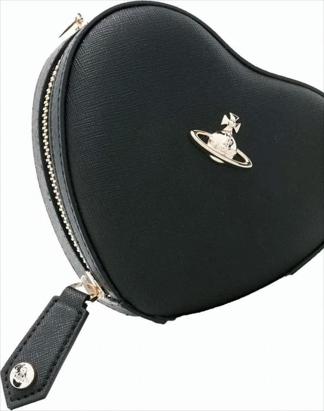 Textured Cowhide Heart-Shaped Crossbody Bag
