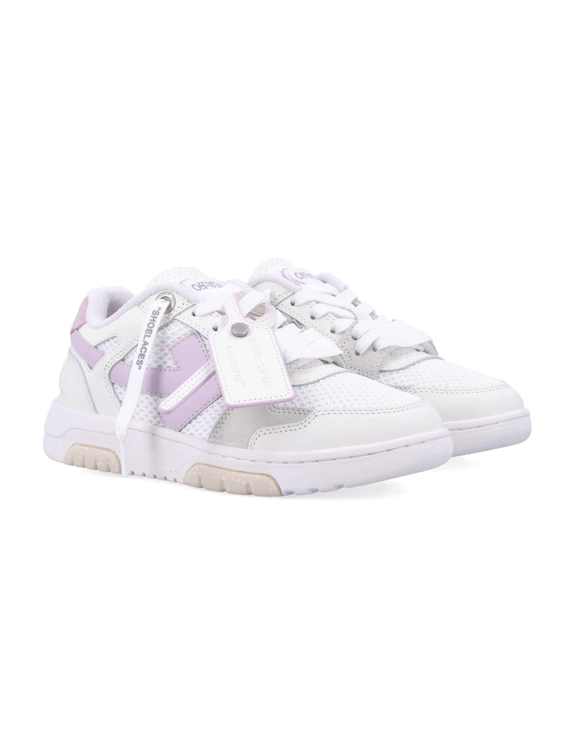 Slim Out Of Office White Lilac Sneakers