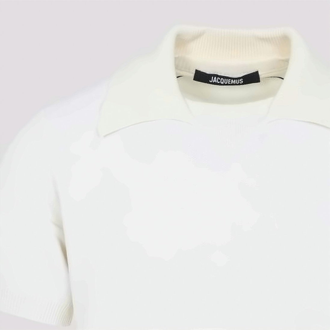 Textured Knit Top with Classic Collar
