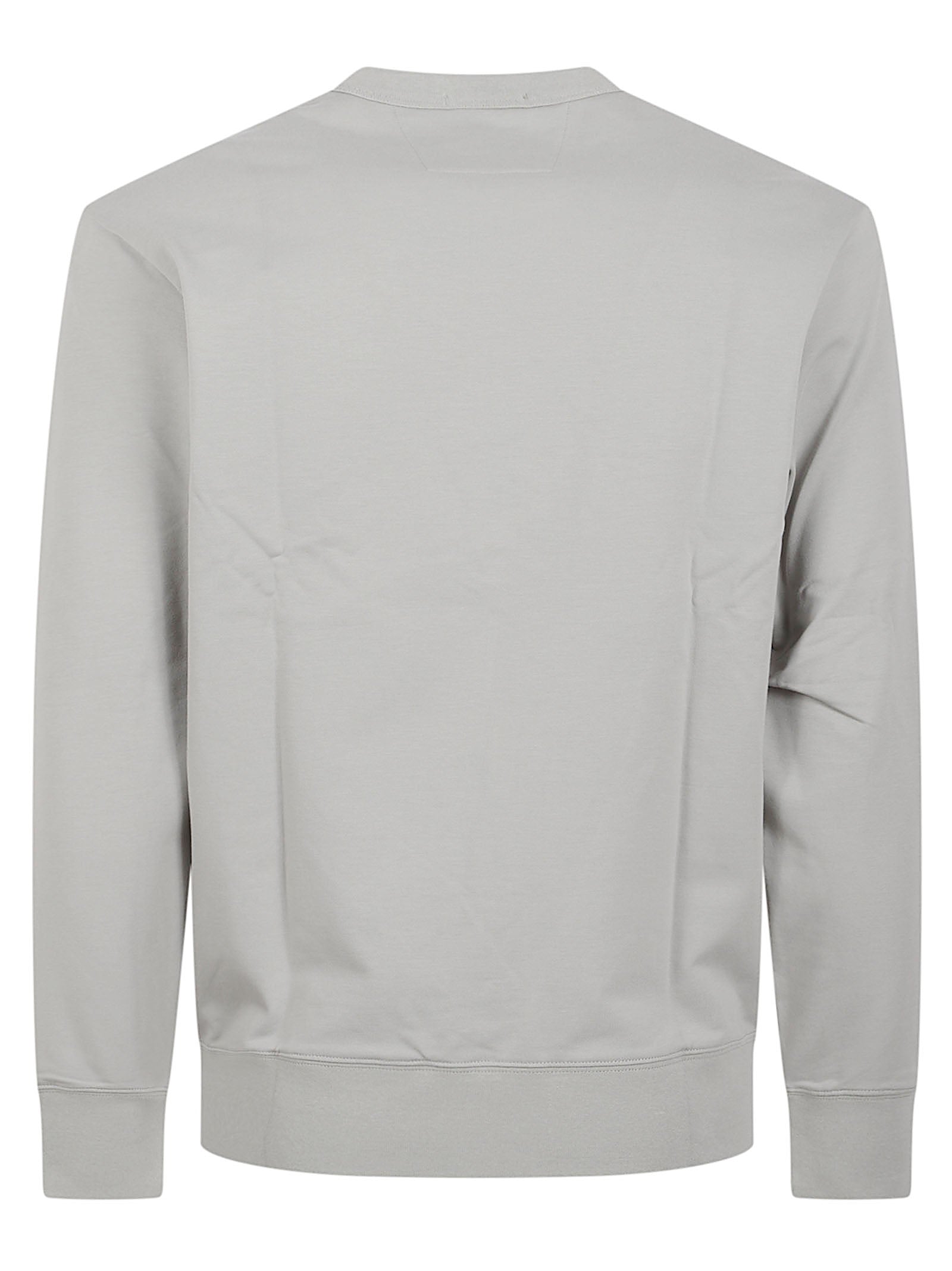 Light Grey Minimalist Crew Neck Sweater