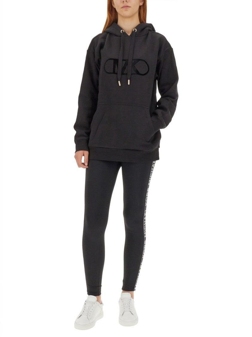 Flocked Logo Sweatshirt