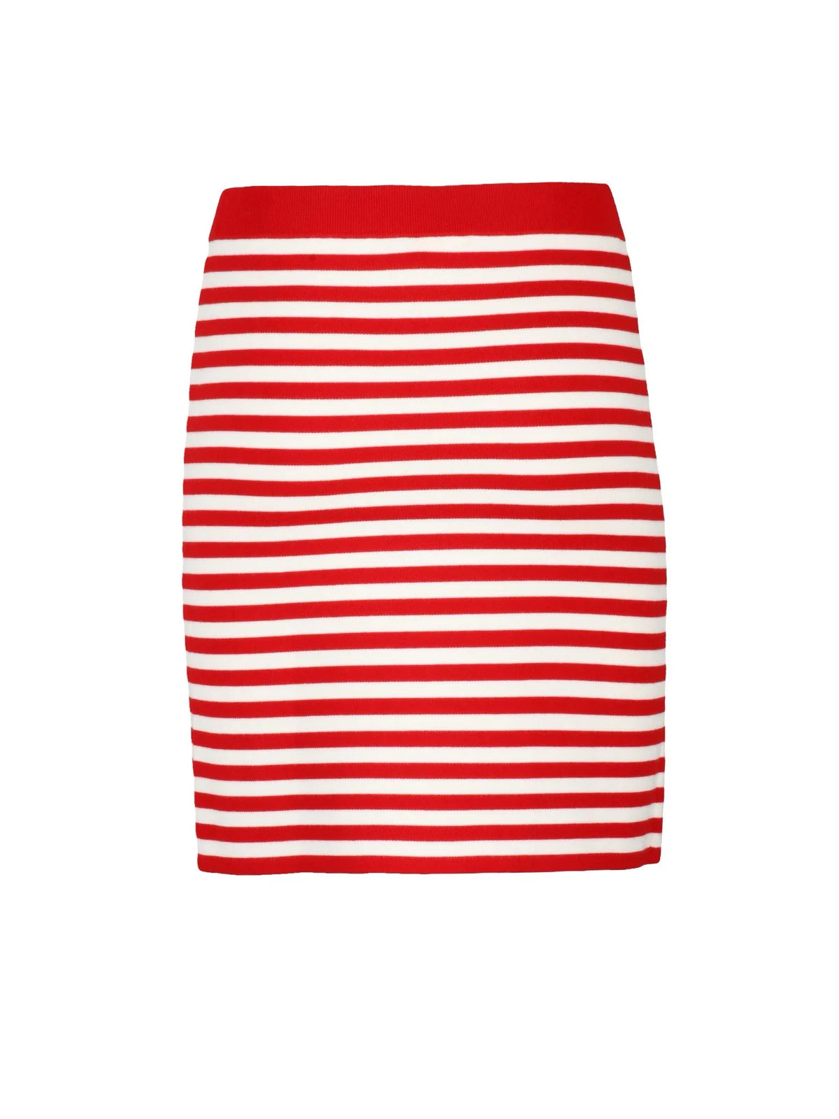 Domizia Knit Skirt - Red/White