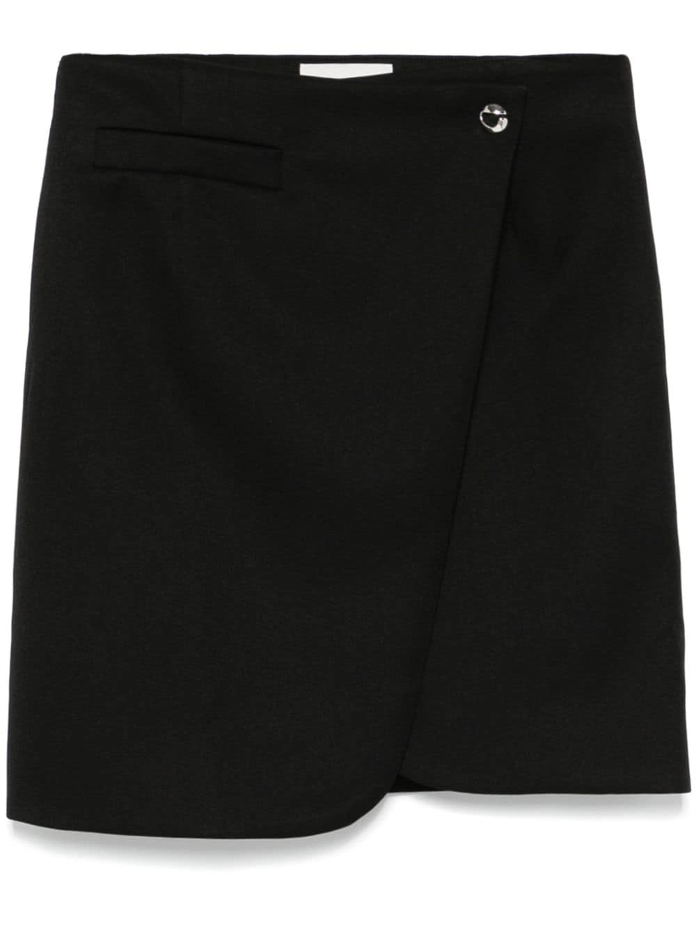 Asymmetric Wraparound Skirt