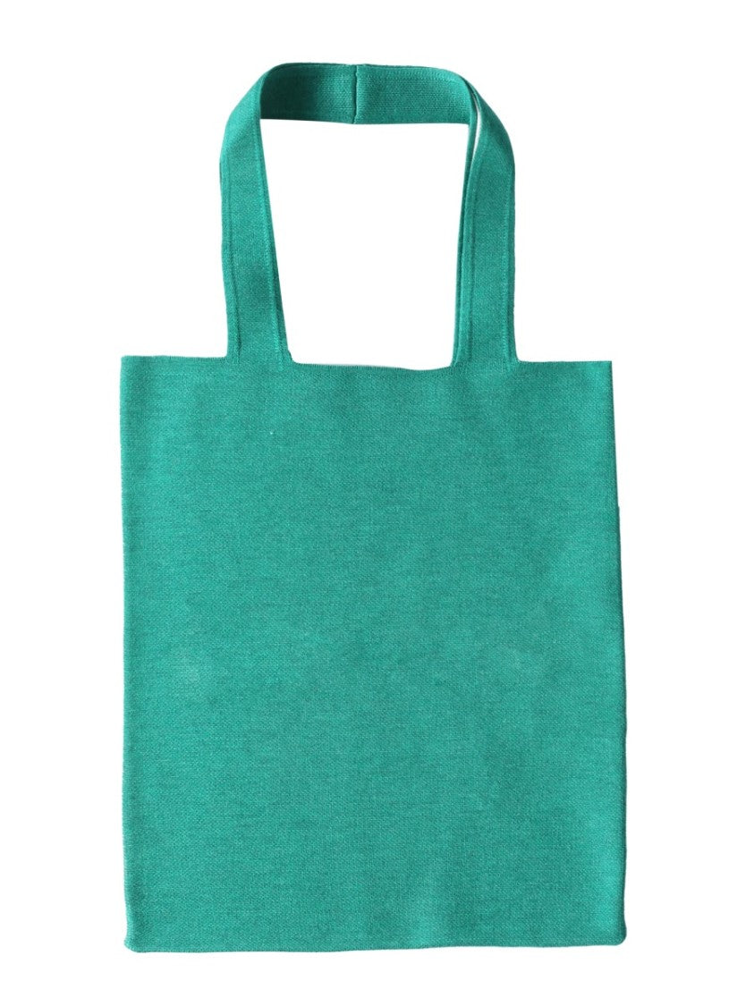 Rectangular Wool Blend Tote