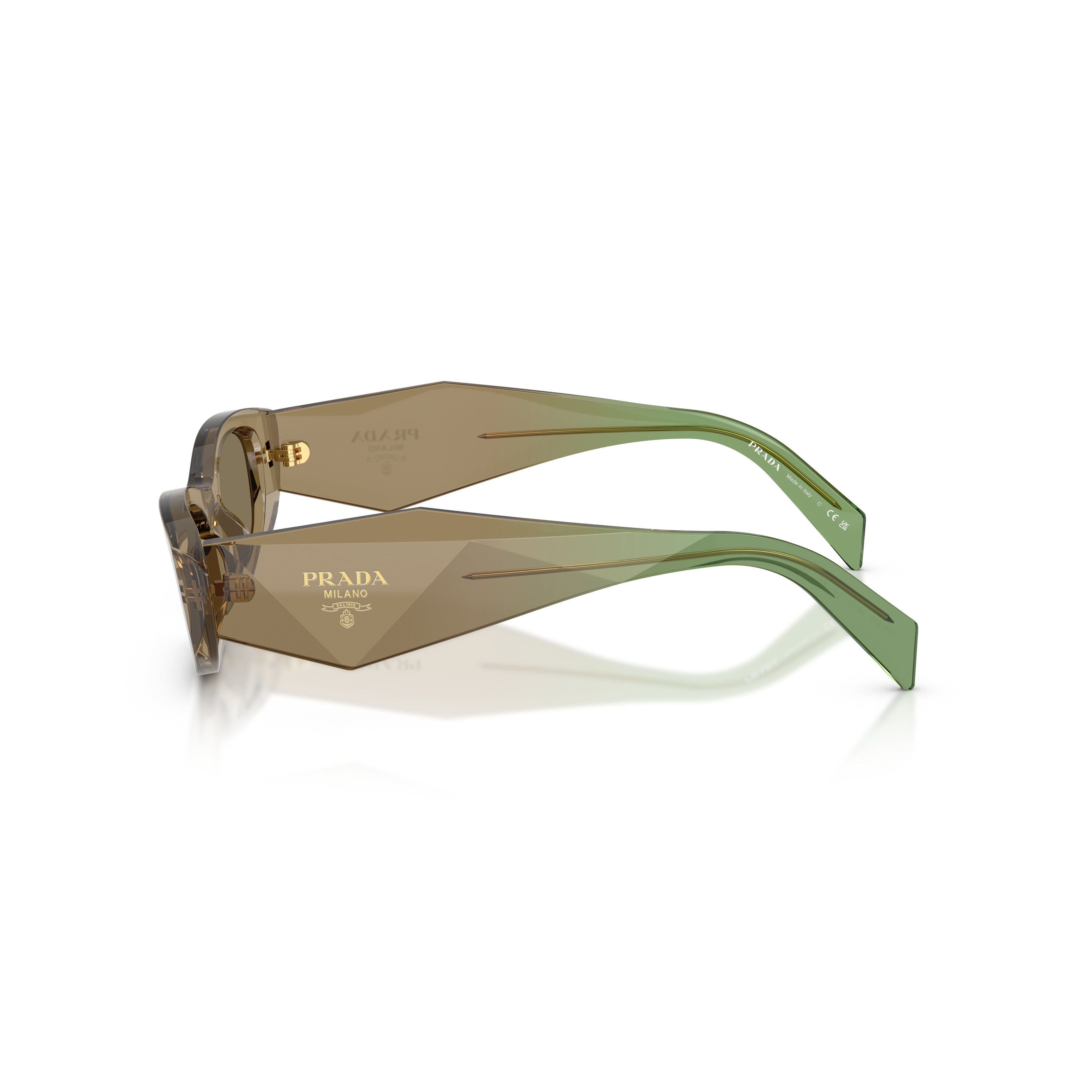 0pr B16s Translucent Acetate Rectangular Sunglasses