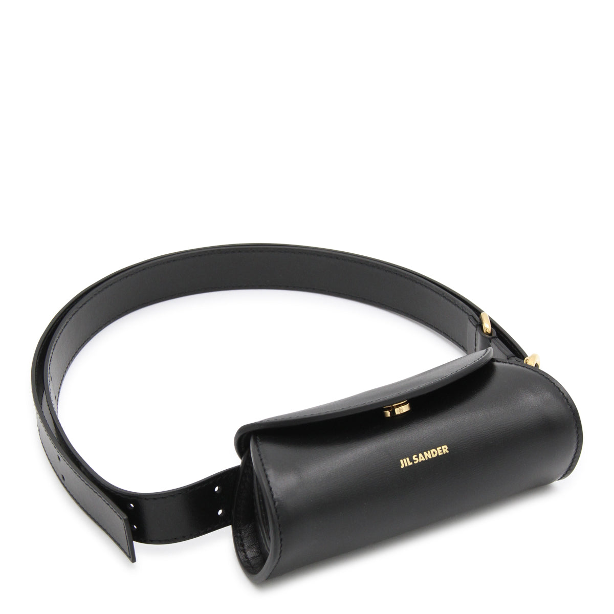 Black Leather Crossbody Bag