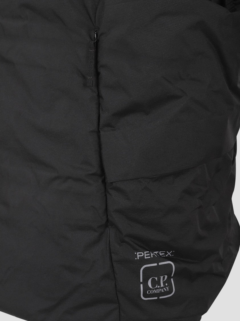 Sleeveless Padded Vest with High Collar