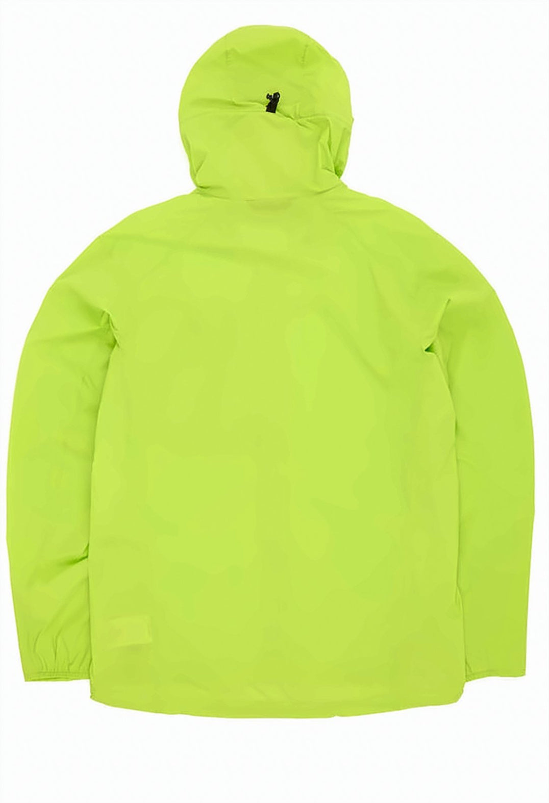 Black Lightweight Nylon Hooded Jacket