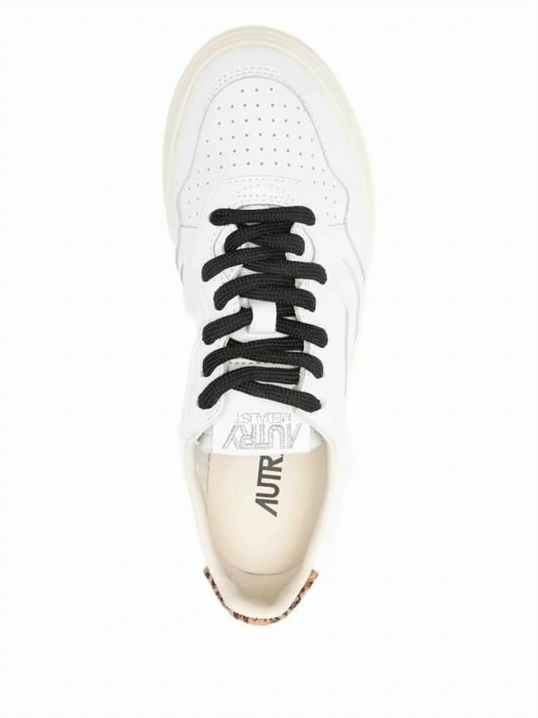 Perforated Leather Low-Top Sneakers