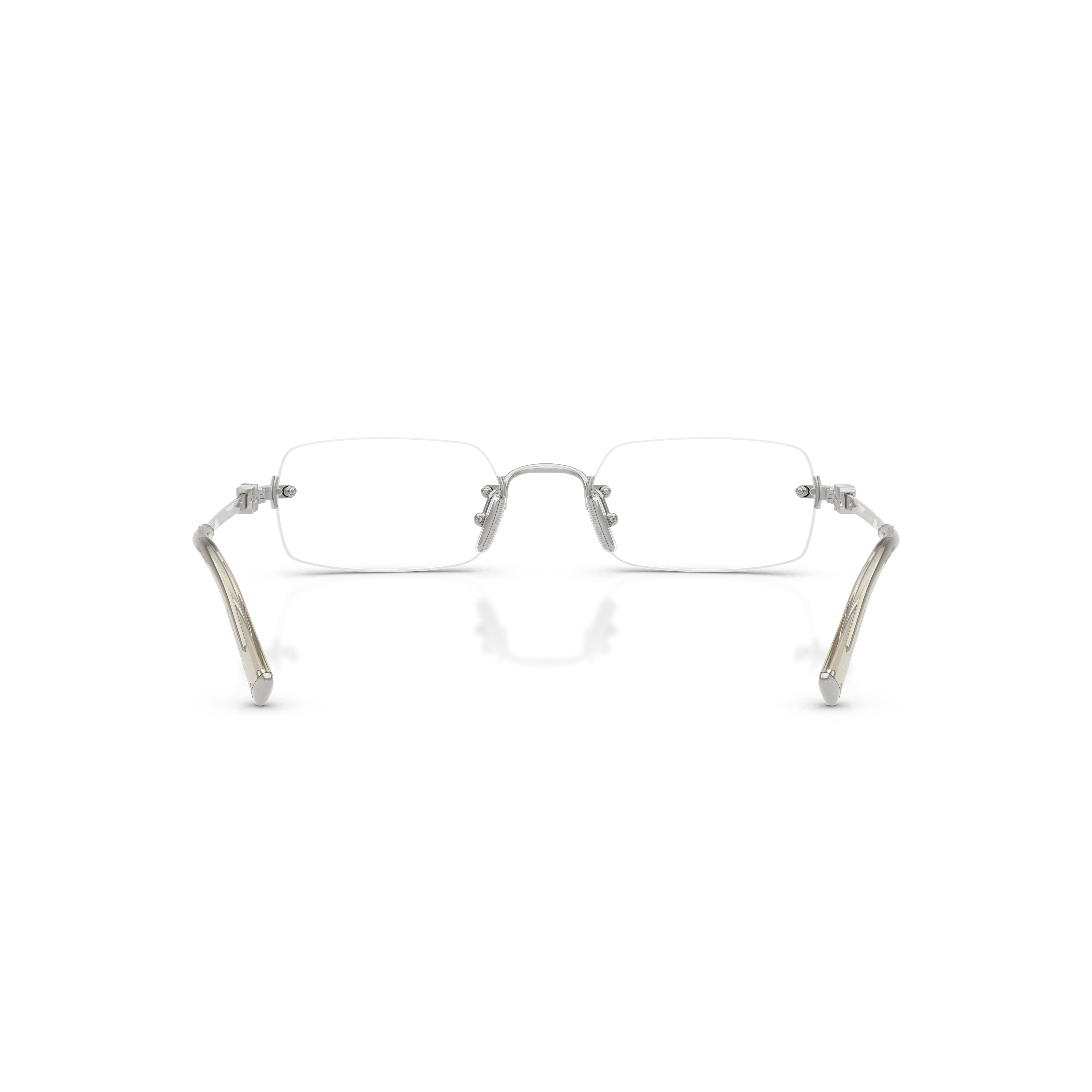 0mu 50yv Rimless Eyeglasses