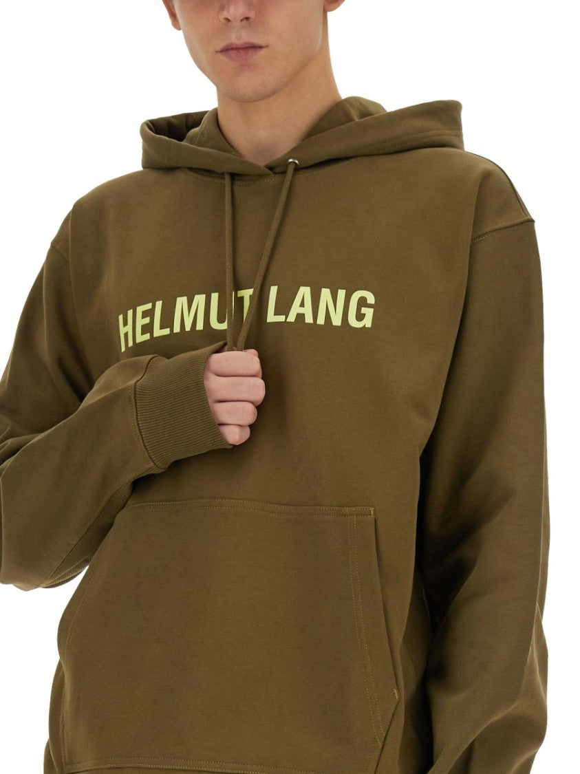 Crewneck Sweatshirt With Bold Logo Detail