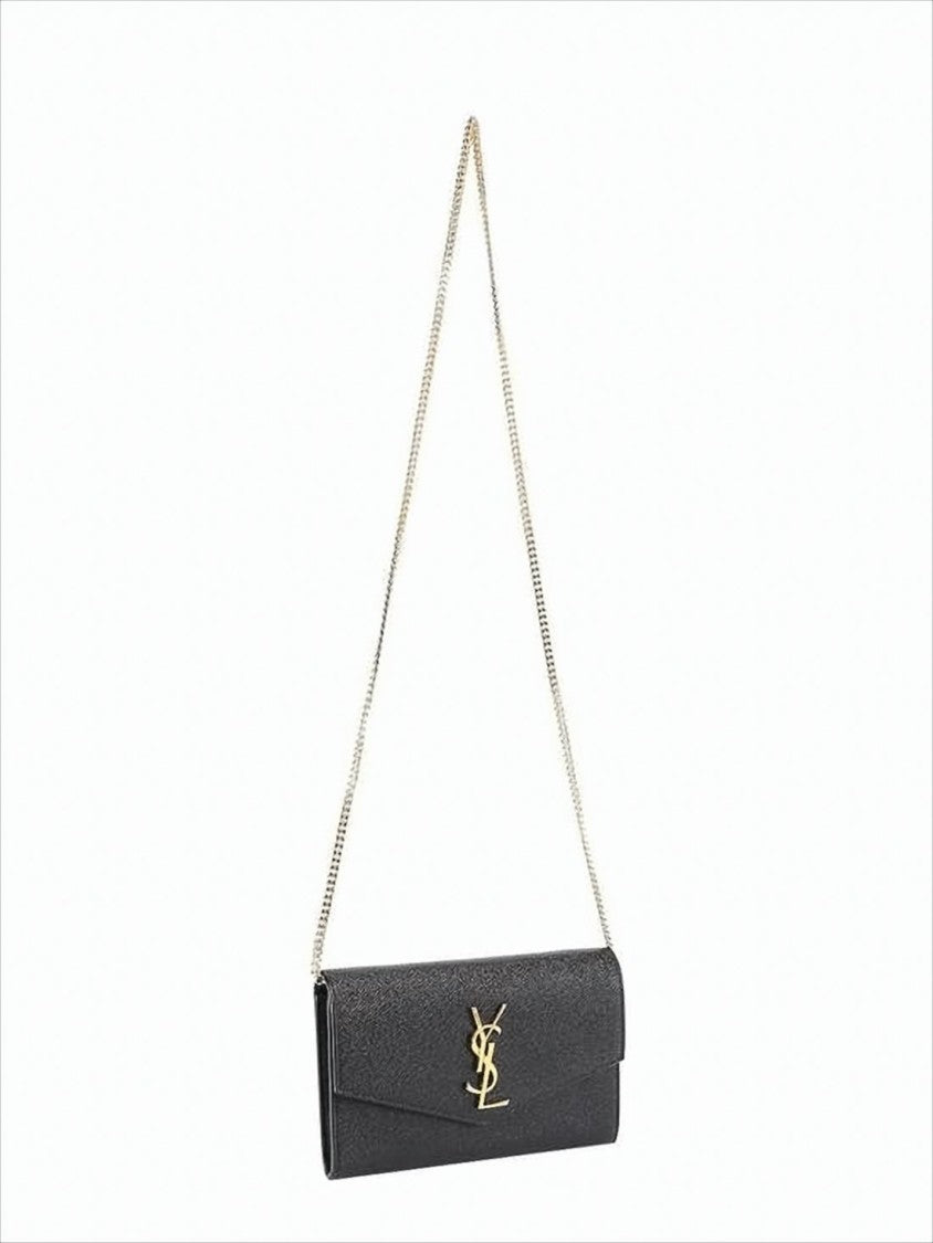Structured Calf Leather Shoulder Bag