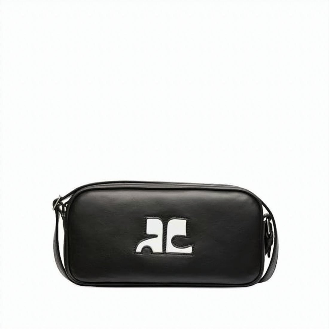 Rectangular Calf Leather Shoulder Bag