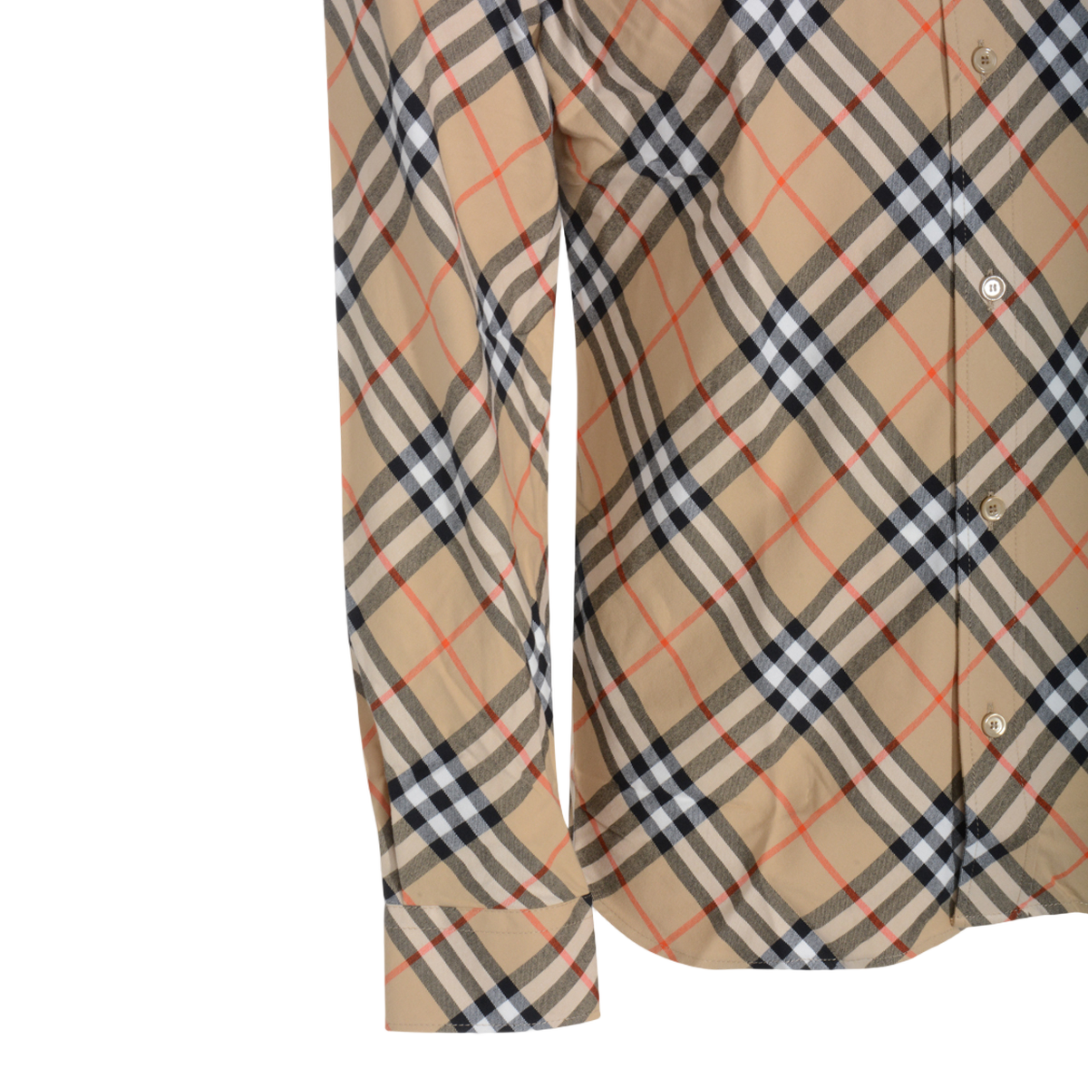 Checkered Long-Sleeved Button-Up Shirt with Tailored Fit