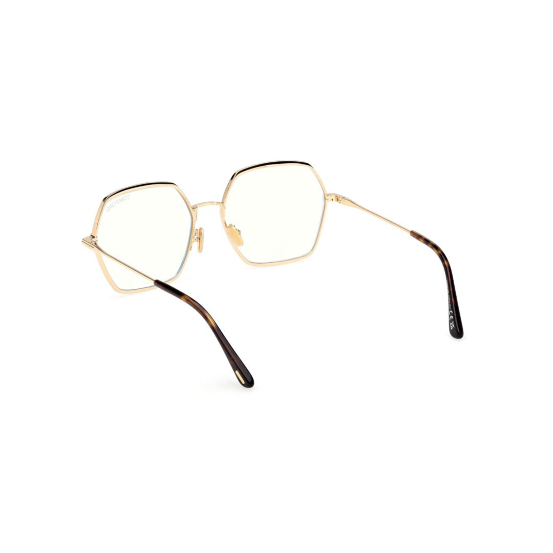 Ft6050-B Geometric Metal Frame Eyeglasses