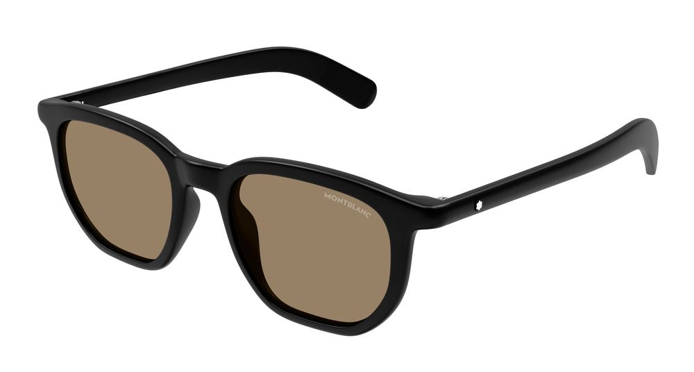 Sunglasses Montblanc MB0352S 007 black black brown 50/19/145