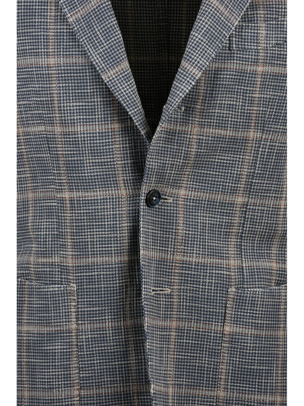 Grey Cotton Silk Fitted Jacket