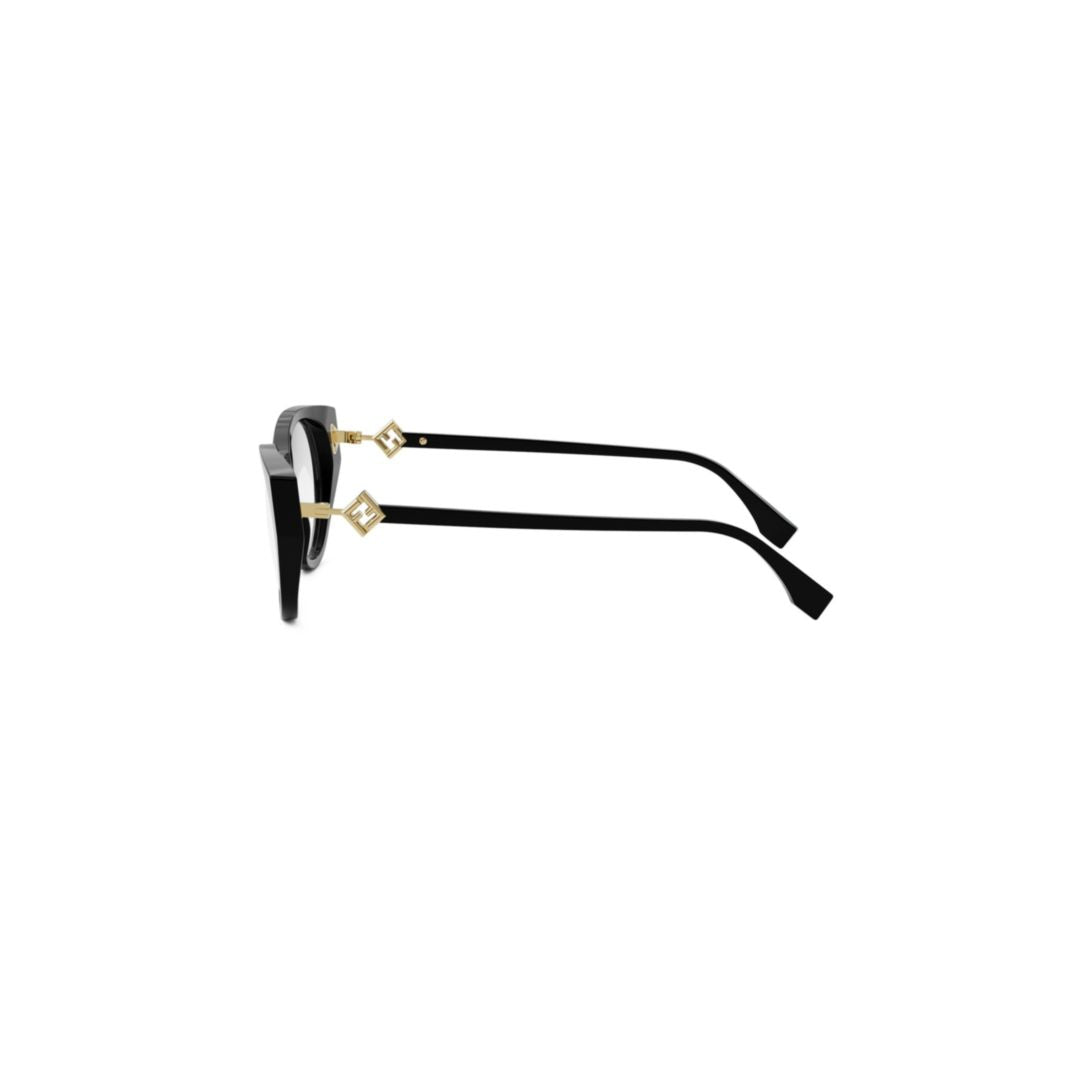 Fe50099i Cat-Eye Sunglasses with Gold-Tone Accents