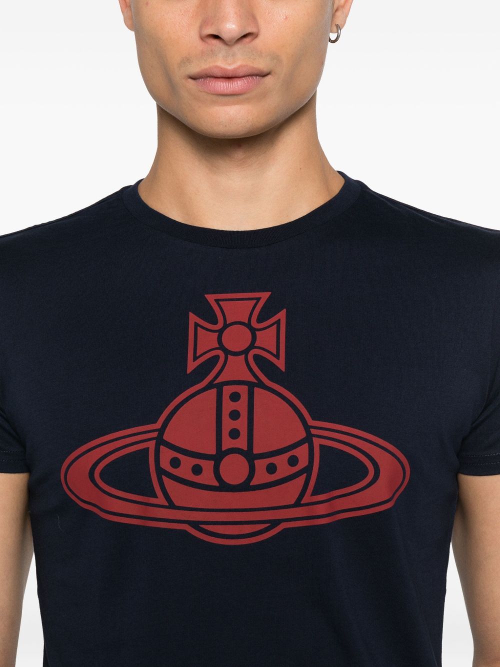 T-shirt z okrągłym dekoltem