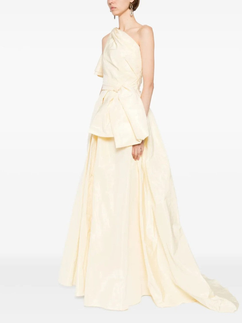Aqua Sky Taffeta Evening Dress