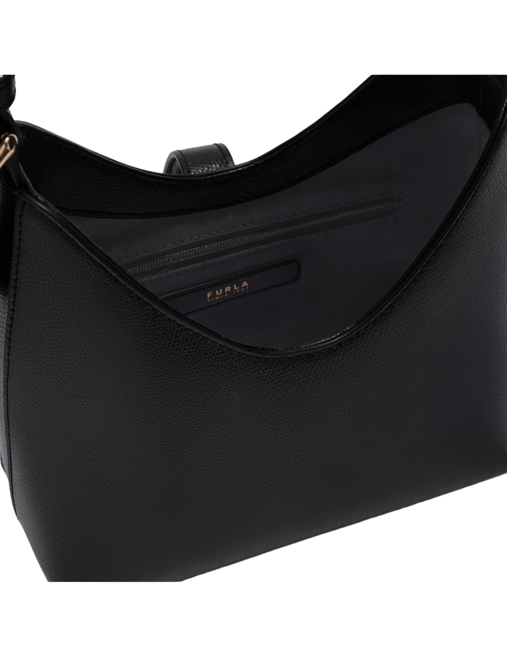 Iride Mini Leather Bag, Black