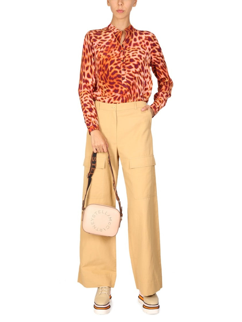 Relaxed Wide Leg Cargo Pants