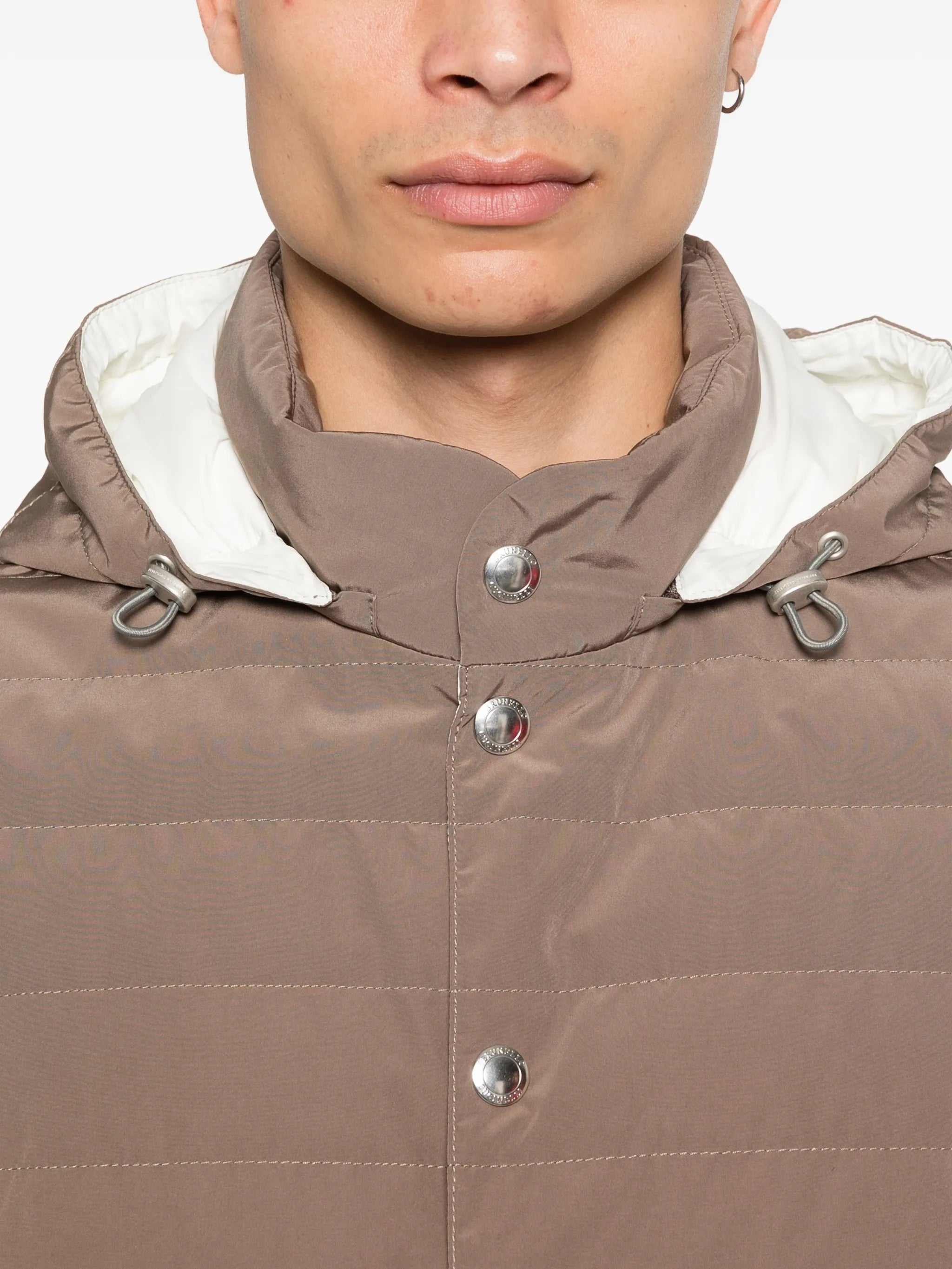 Sleeveless Padded High Collar Vest
