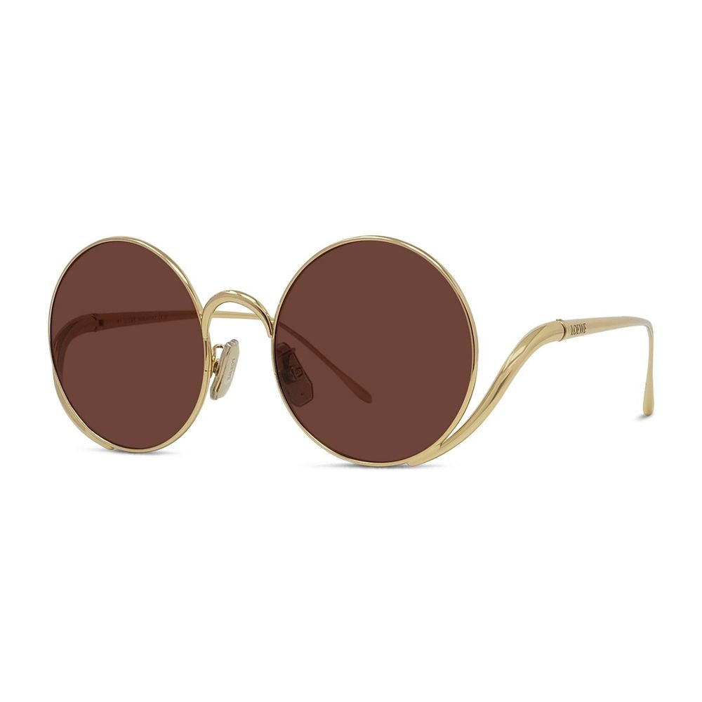 Round Sunglasses LW40187U Gold
