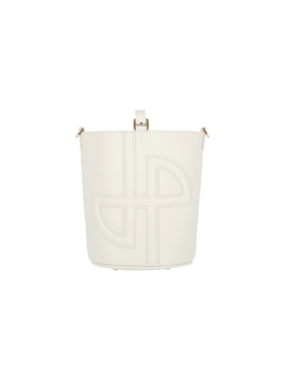 "Jp" Small Bucket Bag – White