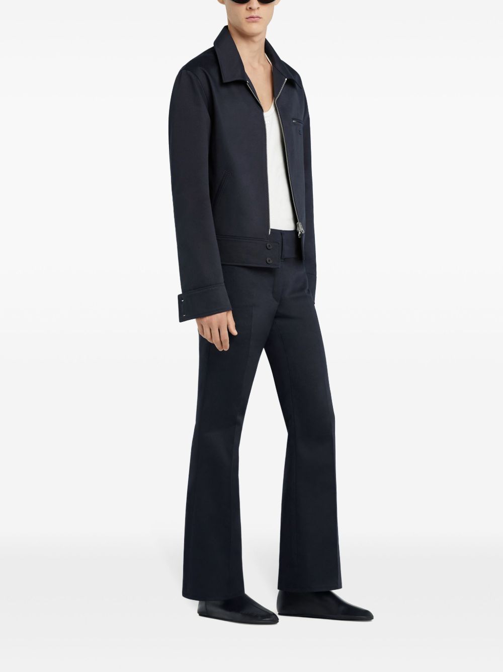 Navy Blue Casual Jacket