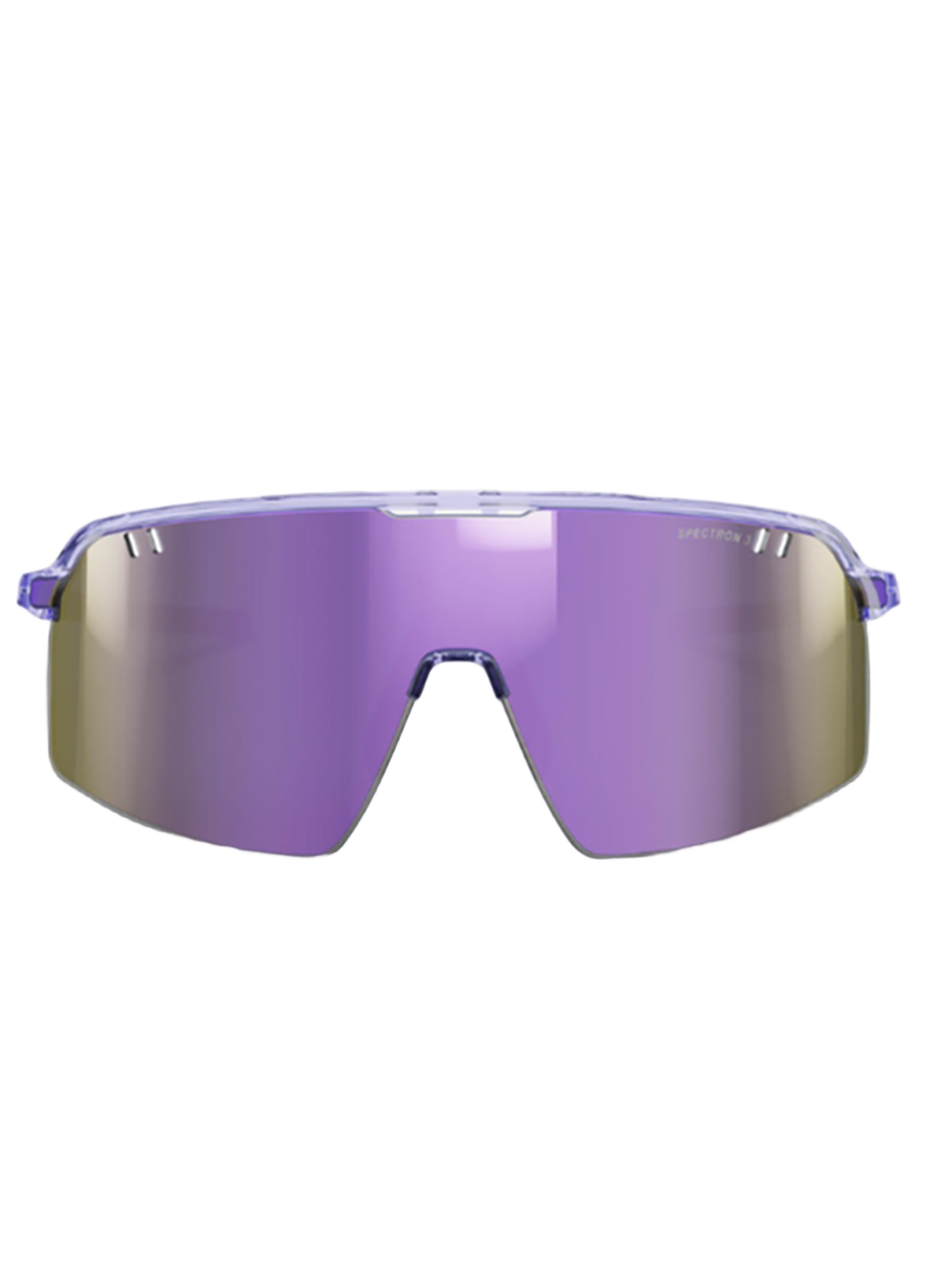Pink and Purple Semi-Rimless Sunglasses