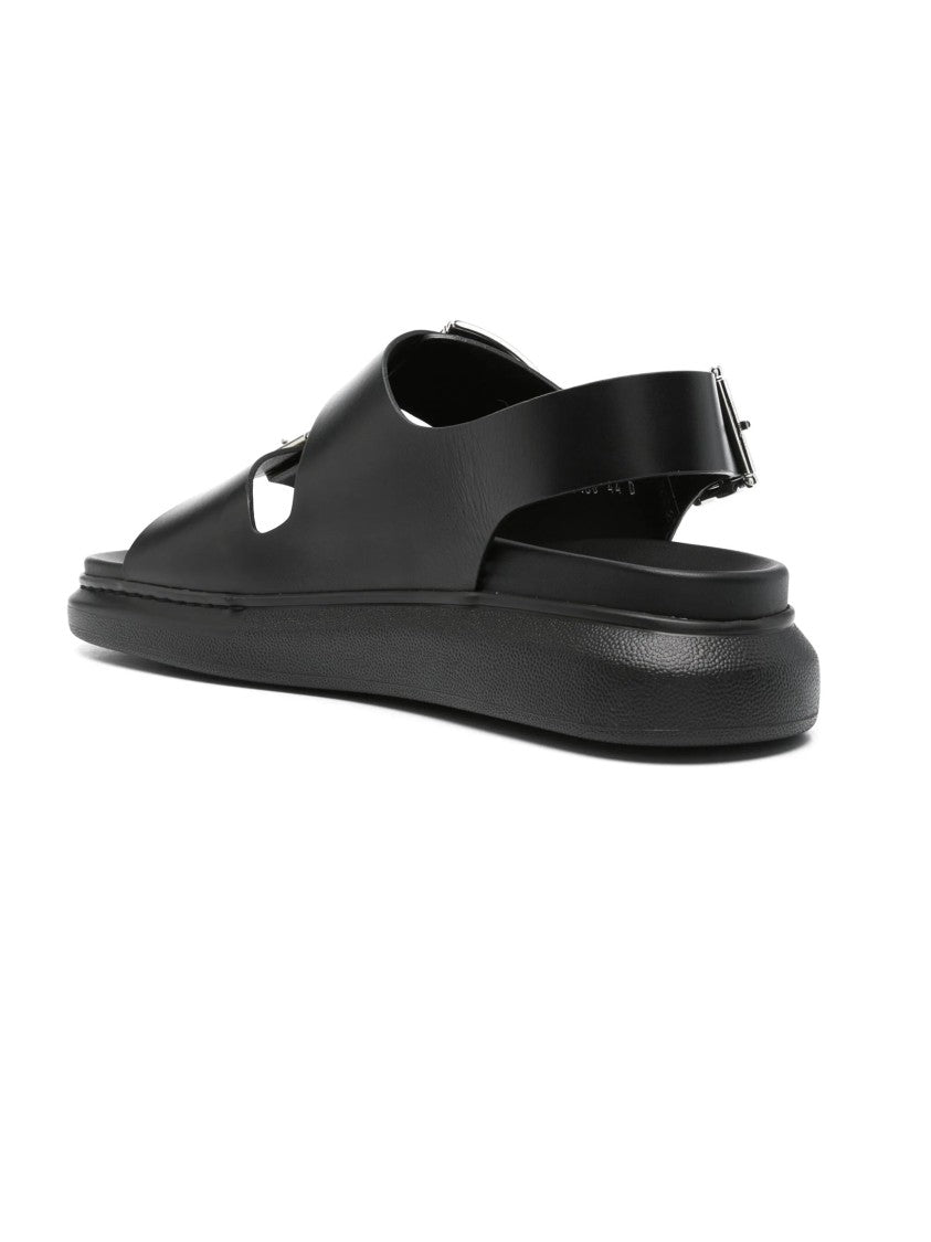 Black Sandals With Wide Straps