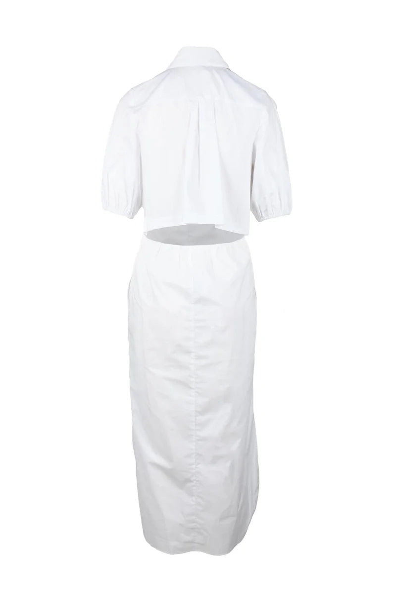 Cotton Dress - White