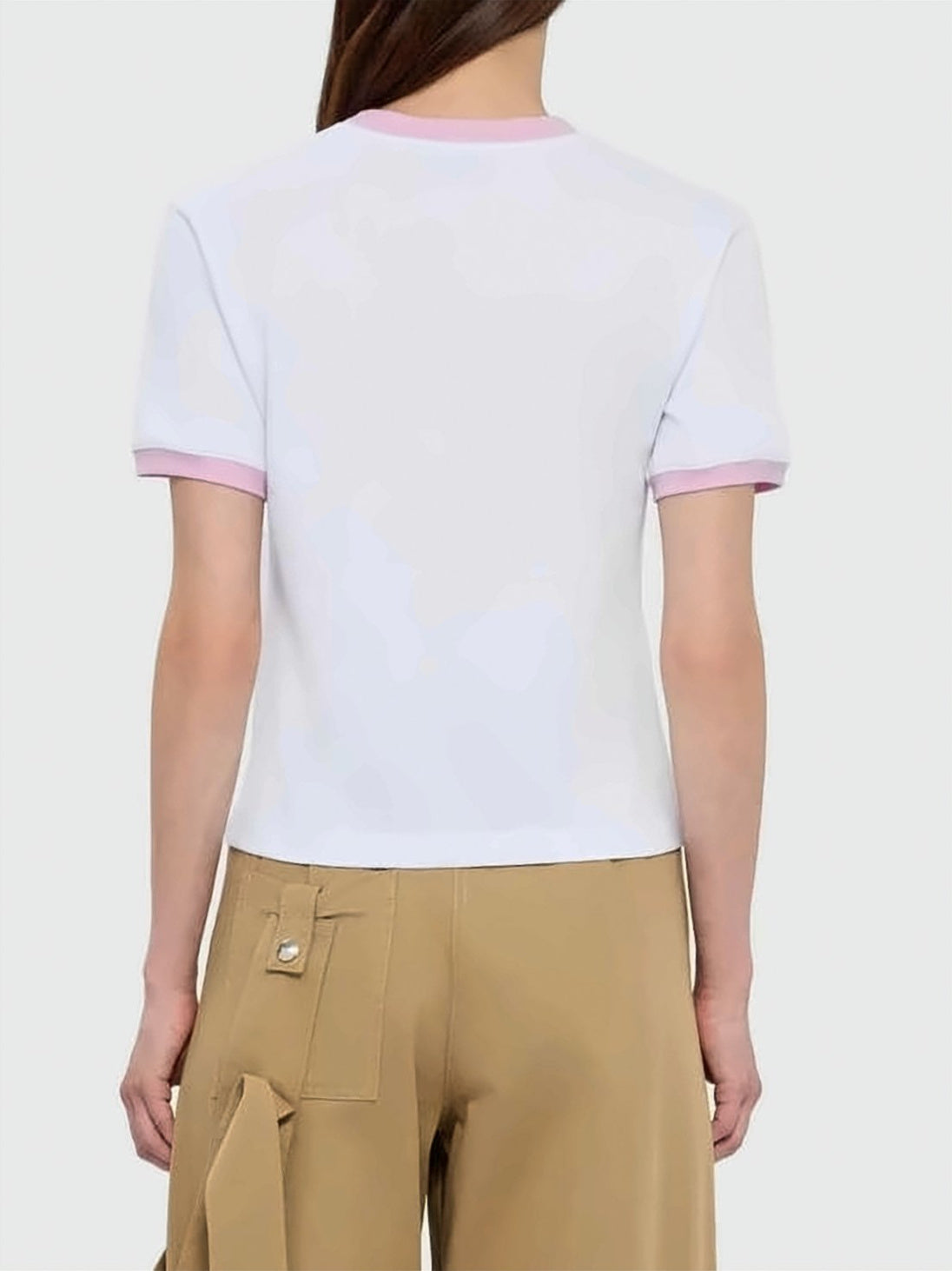 Short-Sleeved T-Shirt with Embroidered Logo