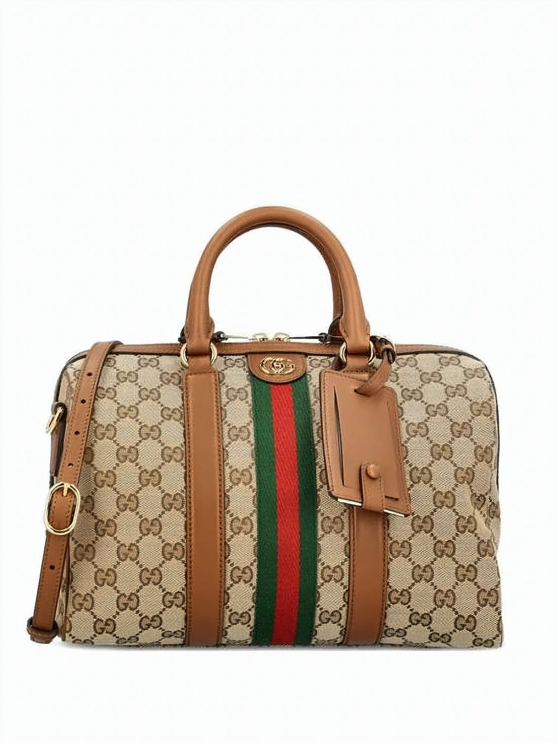 Gucci Medium Boston Bag in Classic Monogram Canvas