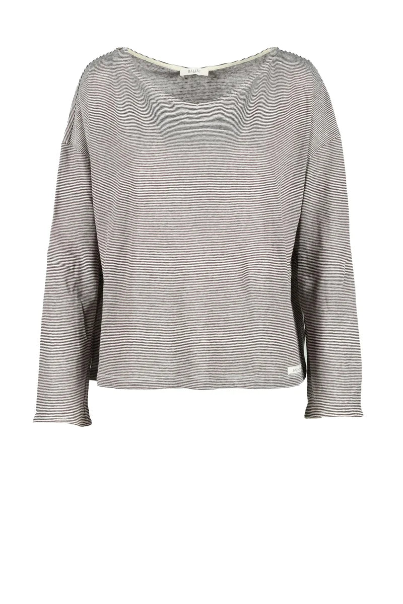 Brown/Beige Linen Cotton Sweater