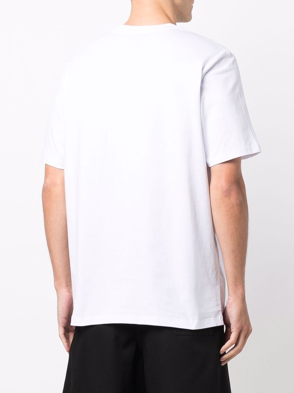Short-Sleeve Cotton T-Shirt With Bold Print