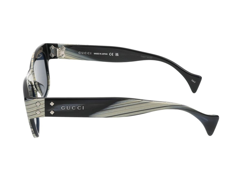 Sunglasses Gucci GG1706S 004 black black blue 55/18/145